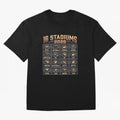 Sixteen Stadiums for 2026 World Cup Classic T-Shirt Share the Excitement of FIFA World Cup 2026 Group Stage for Fans of Haaland and Mbappe and England and Germany, Bringing Championship Spirit, Famous Goals, Roaring Crowds and International