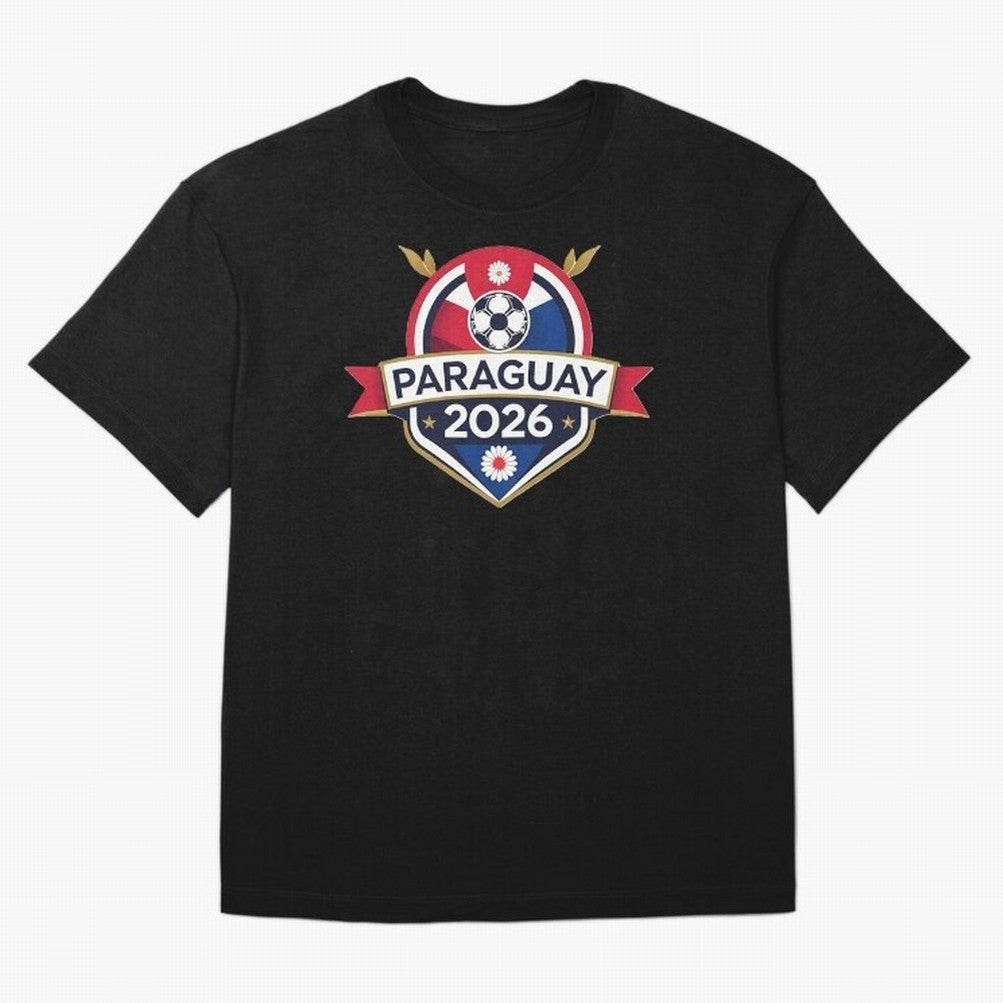 Paraguay WC2026 Classic T-Shirt Honor Global Football Passion for FIFA World Cup 2026, Filled with Cristiano Ronaldo, Haaland and CR7, Argentina, France and Brazil, Tournament Hype, Historic Matchups, Family Viewing Parties and Global Sports Pride;
