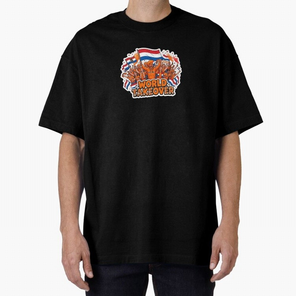Netherlands Soccer Fans Orange Power Sticker 2026 Football Supporters Classic T-Shirt Fuel Your Fan Pride for FIFA World Cup 2026 Connected to CR7, Portugal Energy, Worldwide Fan Energy, Dramatic Goals, Stadium Lights and Championship Celebrations;