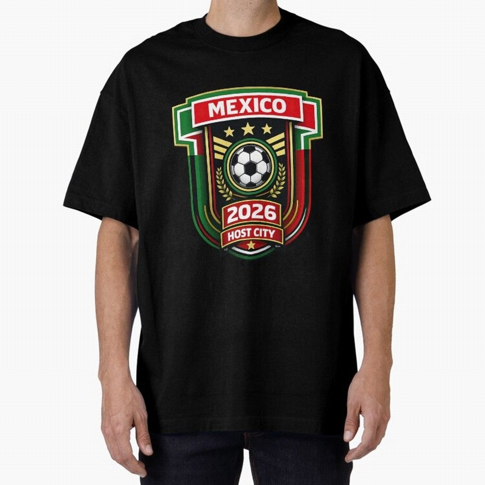 Mexico 2026 World Cup Host City Logo Classic T-Shirt Celebrate the Next Chapter of FIFA World Cup 2026 USA Canada Mexico Centered on Messi, Neymar and Mbappe, Argentina, France and Brazil Energy, Retro Football Energy, Iconic Rivalries, Trophy