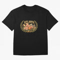 Elegant and Floral Atlanta 2026 World Cup Host City ¡ª Georgia Peach Laurel Wreath Classic T-Shirt Support Global Football Passion for FIFA World Cup 2026, Featuring Cristiano Ronaldo, Spain and Netherlands, Soccer Culture, Superstar Moments,