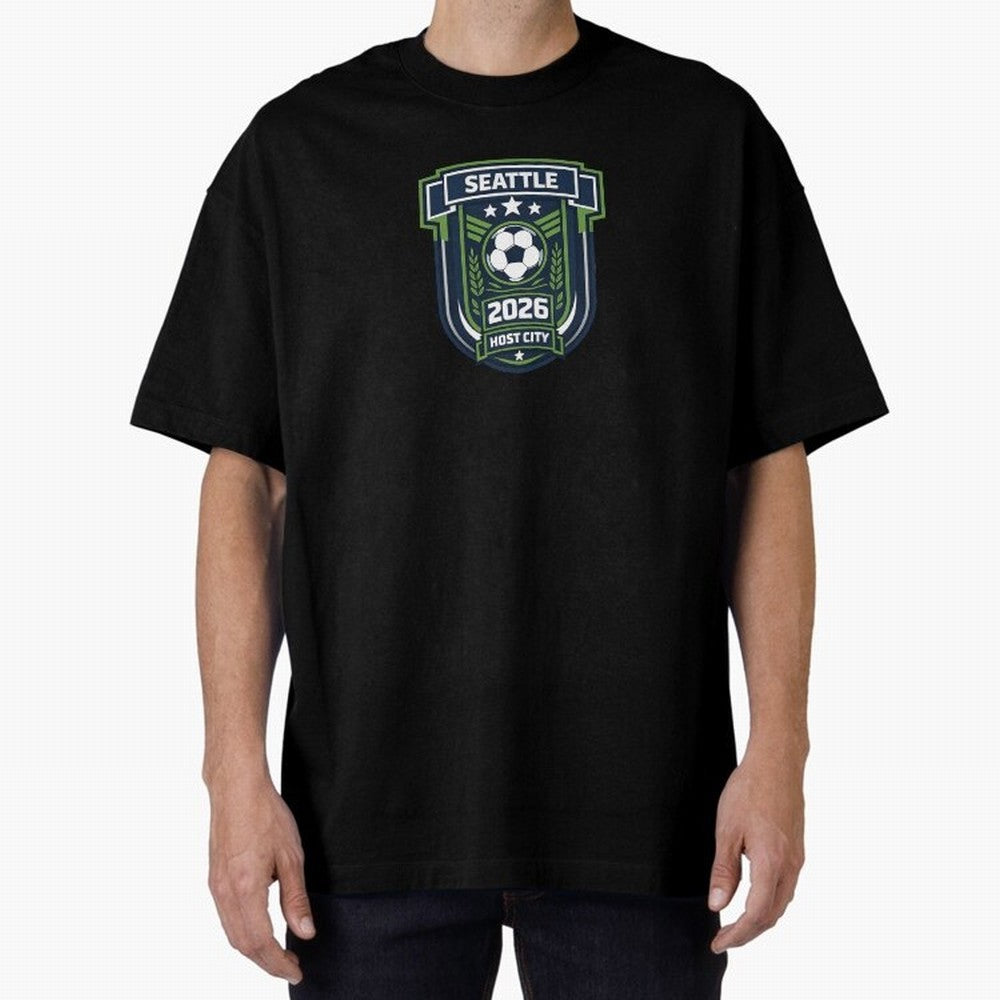 Seattle Host City World Cup 2026 Classic T-Shirt Experience the Global Stage of FIFA World Cup 2026 Group Stage with Messi, Spain and Netherlands Energy, Football Festival Excitement, Trophy Ambitions, Country Rivalries and Star Player Buzz; Made