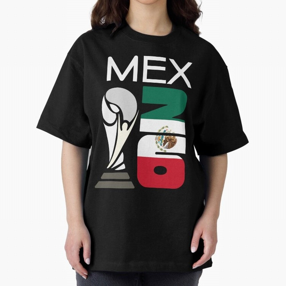 Mexico 2026 Soccer World Cup Trophy Mexican Flag Design Classic T-Shirt Honor Football Greatness during FIFA World Cup 2026 Spirit, Made for France, Mbappe, Goal Celebration Energy, Supporter Heritage, Football Icons and Worldwide Tournament Joy;
