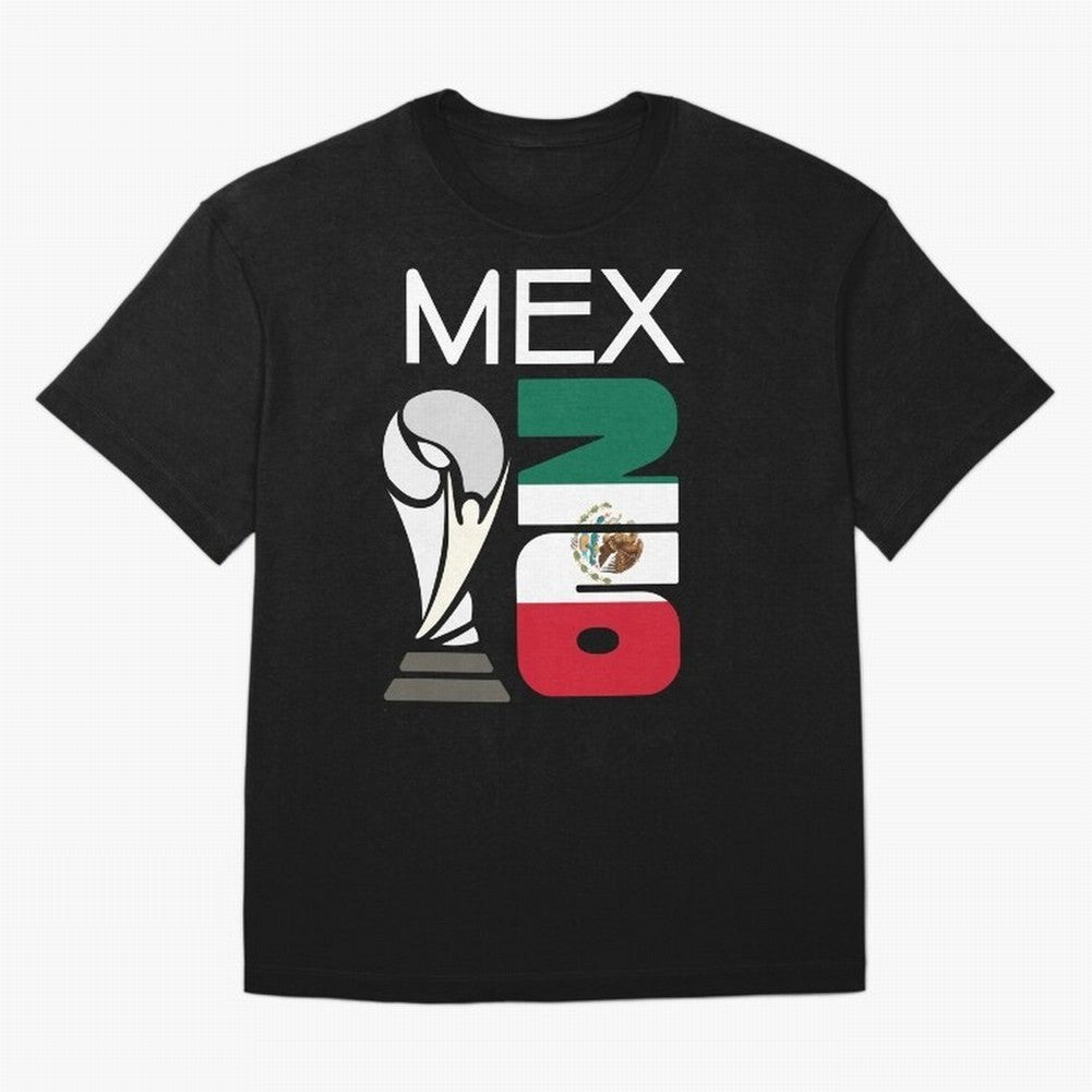 Mexico 2026 Soccer World Cup Trophy Mexican Flag Design Classic T-Shirt Honor Football Greatness during FIFA World Cup 2026 Spirit, Made for France, Mbappe, Goal Celebration Energy, Supporter Heritage, Football Icons and Worldwide Tournament Joy;