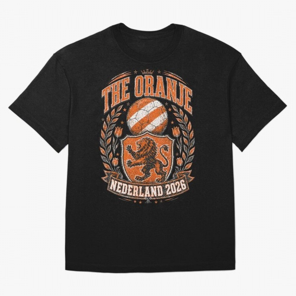 The Oranje Nederland 2026 World Cup Soccer T-Shirt Classic T-Shirt Carry the Dream of Match Day Hype around FIFA World Cup 2026 Group Stage, Haaland and Mbappe, Spain and Netherlands, Classic Soccer Heritage, Championship Pressure, Fan Loyalty and