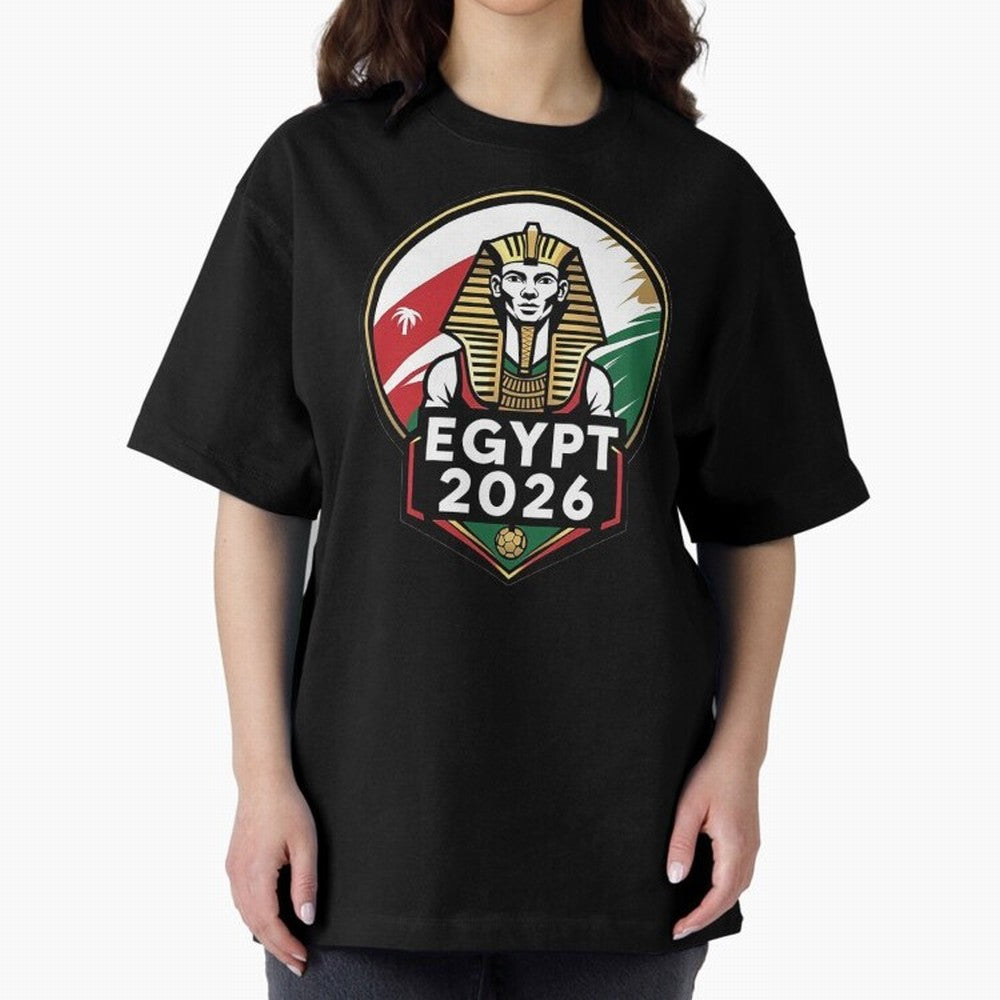 Egypt 2026 Sports Classic T-Shirt Bring Bold Fan Energy to Global Football Passion for FIFA World Cup 2026 Group Stage, Filled with Messi, France and Portugal, Championship Spirit, Famous Goals, Roaring Crowds and International Football Unity;