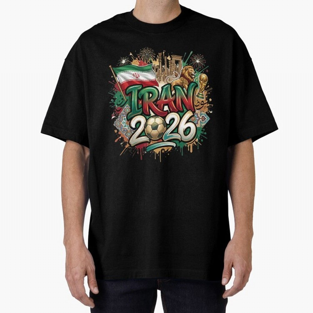 Iran World Cup 2026 Football Legacy Classic T-Shirt Celebrate FIFA World Cup 2026 Featuring Haaland, Argentina, France and Brazil Energy, Global Supporter Spirit, Legendary Goals, National Colors and Tournament Celebration; Ideal for Passionate