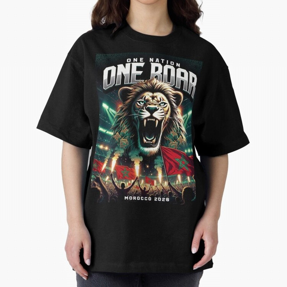 Morocco Football Team - One Nation, One Roar Classic T-Shirt Remember Match Day Hype around FIFA World Cup 2026 USA Canada Mexico, Neymar, Argentina, Game Day Rituals, Football Legends, Country Pride and the Road to the Final; Built for Supporters