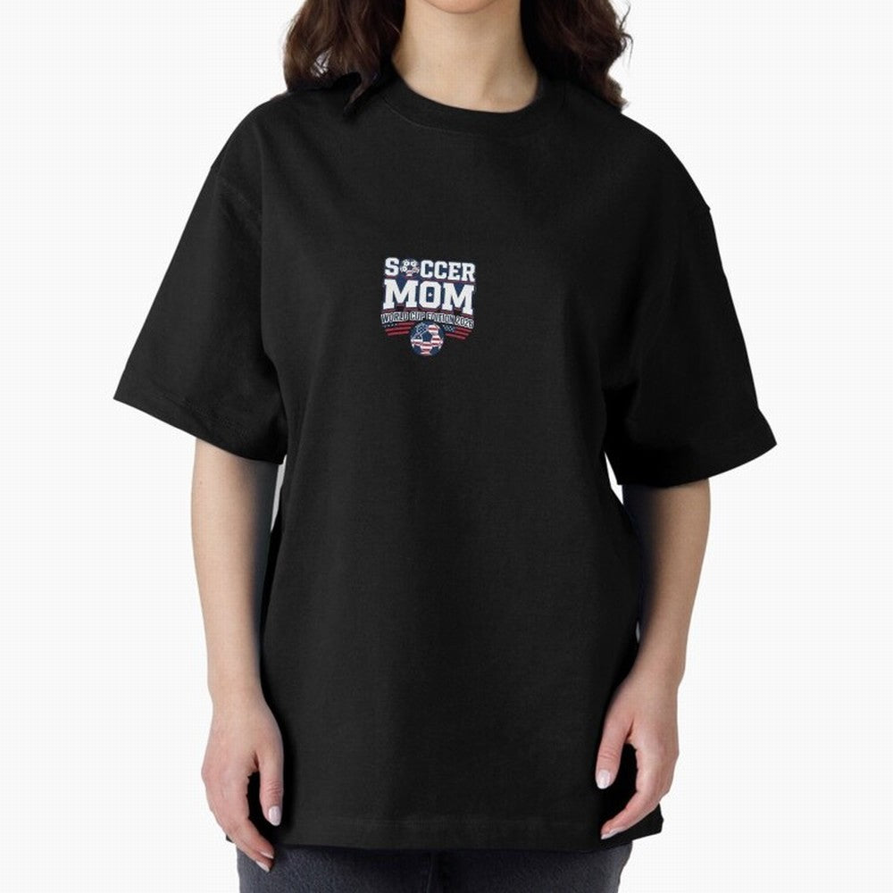 Soccer Mom World Cup Bold Text | 2026 Football Mom Classic T-Shirt Relive the Noise and Pride of the FIFA World Cup 2026 Group Stage Journey through Neymar Highlights, England Pride, Classic Soccer Heritage, Championship Pressure, Fan Loyalty and