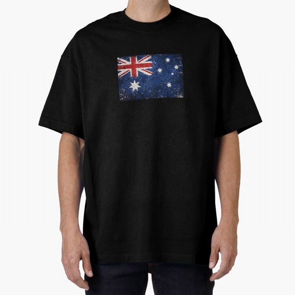Australia Football World Cup Flag | Grunge Socceroos Soccer Classic T-Shirt Carry the Colors and Pride of Global Football Passion for FIFA World Cup 2026, Connected to Neymar, Haaland and Cristiano Ronaldo, Argentina, Stadium Chants, National