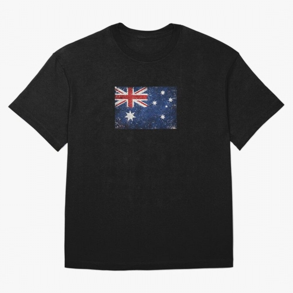 Australia Football World Cup Flag | Grunge Socceroos Soccer Classic T-Shirt Carry the Colors and Pride of Global Football Passion for FIFA World Cup 2026, Connected to Neymar, Haaland and Cristiano Ronaldo, Argentina, Stadium Chants, National
