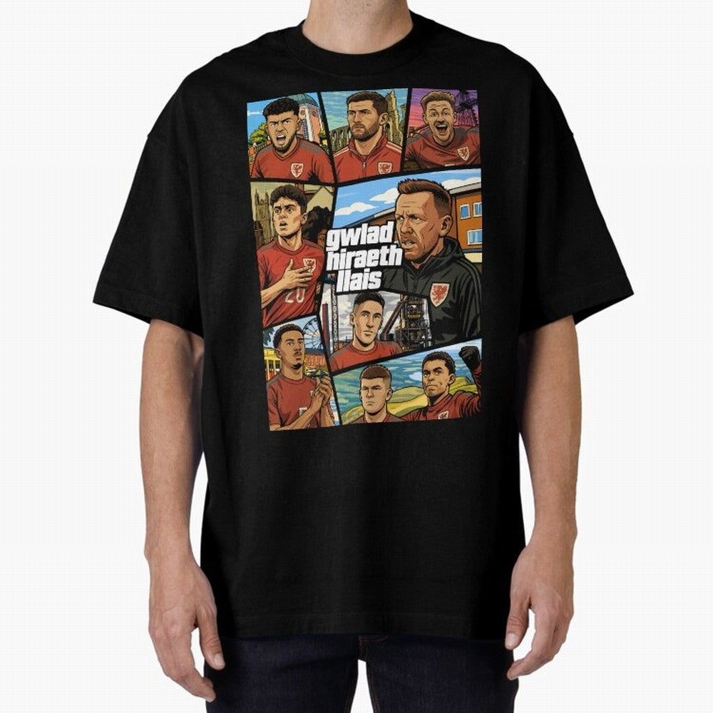 GTA Cymru Classic T-Shirt Cheer for FIFA World Cup 2026 USA Canada Mexico Highlighting Cristiano Ronaldo, Haaland and CR7, England and Germany Energy, Game Day Rituals, Football Legends, Country Pride and the Road to the Final; Perfect for Fans,