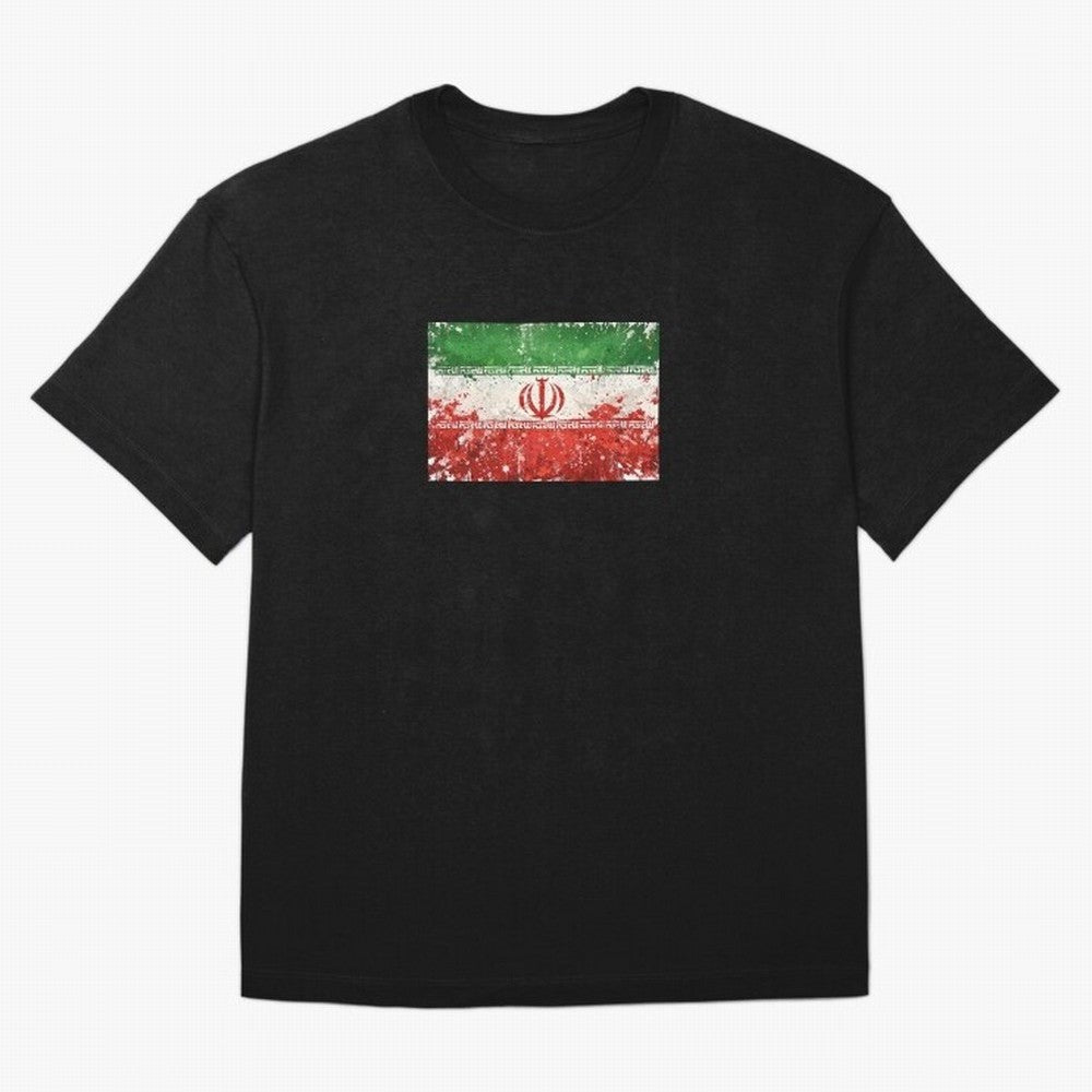 Iran Football World Cup Flag | Grunge Iranian Soccer Art Classic T-Shirt Fuel Your Fan Pride for Match Day Hype around FIFA World Cup 2026 USA Canada Mexico, Cristiano Ronaldo, England and Germany, Stadium Memories, Football Loyalty, International