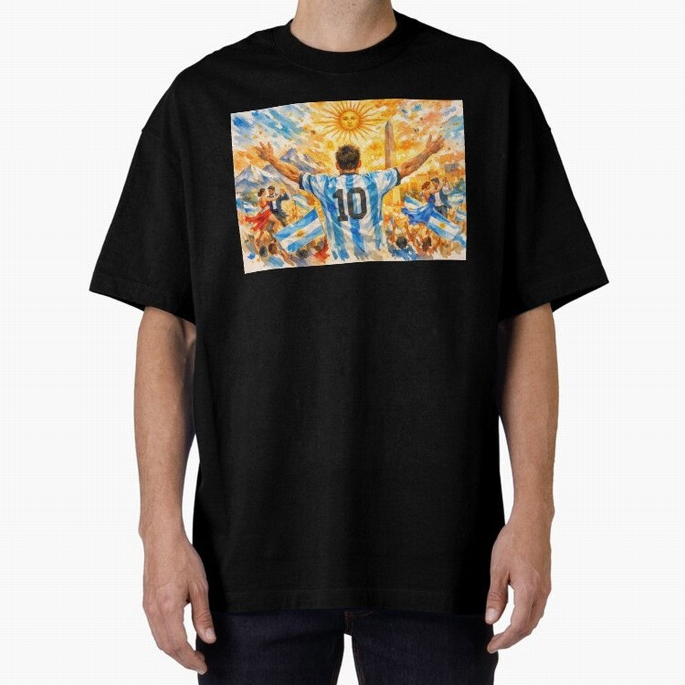 Spectacular Celebration in Argentina Soccer Vibes 2026 Classic T-Shirt Share Match Day Hype around FIFA World Cup 2026, Messi and Cristiano Ronaldo, Brazil, Goal Celebration Energy, Supporter Heritage, Football Icons and Worldwide Tournament Joy;