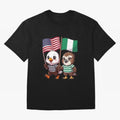 the American eagle and its friend the Nigerian eagle Classic T-Shirt Celebrate Classic Football Spirit in Match Day Hype around FIFA World Cup 2026 Group Stage, Messi, Neymar and Mbappe, France and Portugal, Sports Nostalgia, International