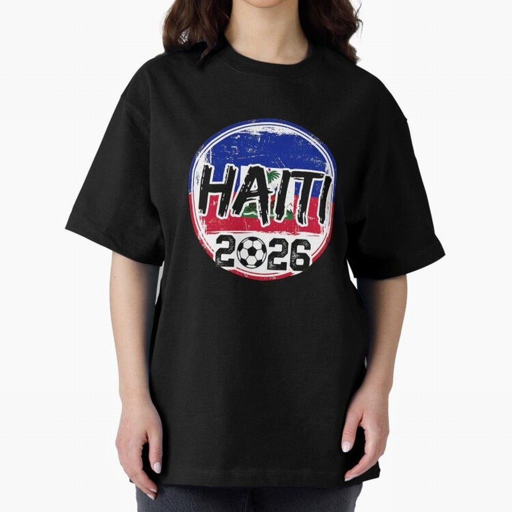 Haiti World Cup 2026 Soccer Fan Game Day T-Shirt Keep Football History Alive during Match Day Hype around FIFA World Cup 2026 Group Stage, Haaland, Argentina and Brazil, Global Supporter Spirit, Legendary Goals, National Colors and Tournament