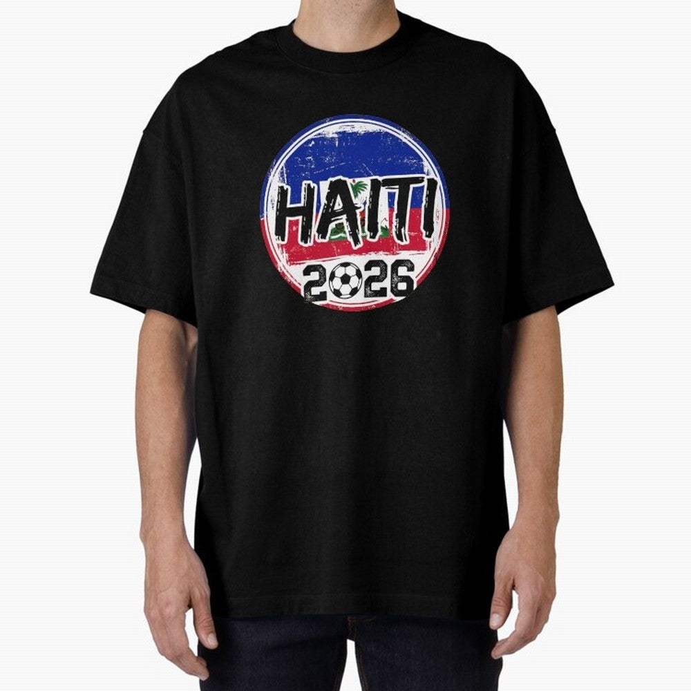 Haiti World Cup 2026 Soccer Fan Game Day T-Shirt Keep Football History Alive during Match Day Hype around FIFA World Cup 2026 Group Stage, Haaland, Argentina and Brazil, Global Supporter Spirit, Legendary Goals, National Colors and Tournament