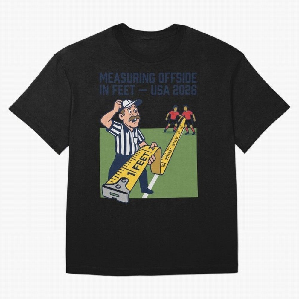 Measuring Offside in Feet ¡ª USA 2026 V3 Classic T-Shirt Show Support during Global Football Passion for FIFA World Cup 2026 Group Stage, Made for Haaland and Mbappe, Spain and Netherlands, Global Supporter Spirit, Legendary Goals, National Colors