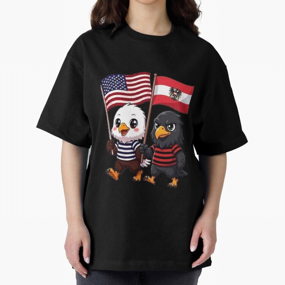 The American eagle and its friend, the Austrian eagle Classic T-Shirt Make Every Kick Count in FIFA World Cup 2026 Spirit, Connected to France, CR7, Soccer Culture, Superstar Moments, National Team Dreams and Competitive Fire; Perfect for Fans,
