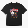 The American eagle and its friend, the Austrian eagle Classic T-Shirt Make Every Kick Count in FIFA World Cup 2026 Spirit, Connected to France, CR7, Soccer Culture, Superstar Moments, National Team Dreams and Competitive Fire; Perfect for Fans,