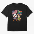 The American eagle and its friend, the South African springbok Classic T-Shirt Experience the Global Stage of FIFA World Cup 2026 Group Stage for Fans of Cristiano Ronaldo, Haaland and CR7 and Argentina and Brazil, Bringing Retro Football Energy,