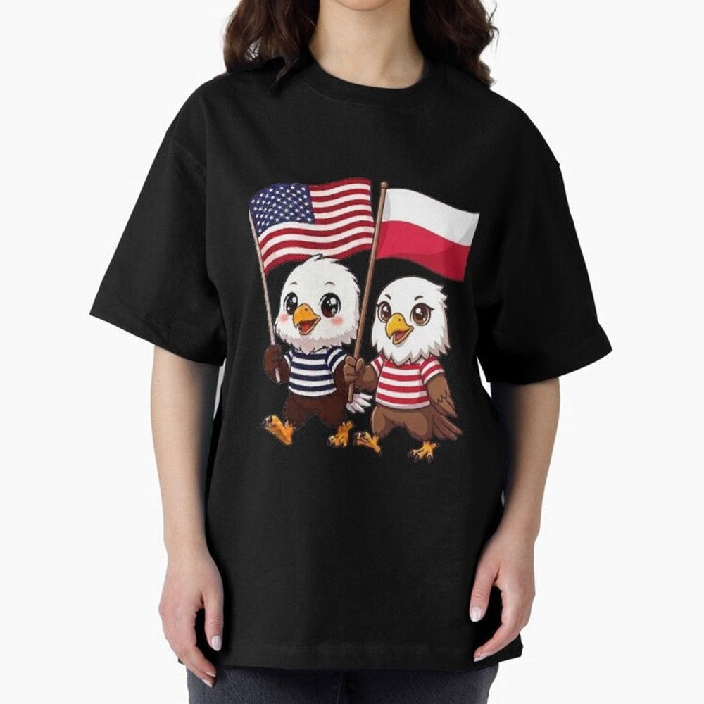 The American eagle and its friend, the Polish eagle Classic T-Shirt Honor Champions and Dreams in Match Day Hype around FIFA World Cup 2026 Group Stage, Mbappe, Argentina, France and Brazil, Champion Mindset, Group Stage Buzz, Knockout Tension and