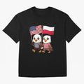 The American eagle and its friend, the Polish eagle Classic T-Shirt Honor Champions and Dreams in Match Day Hype around FIFA World Cup 2026 Group Stage, Mbappe, Argentina, France and Brazil, Champion Mindset, Group Stage Buzz, Knockout Tension and