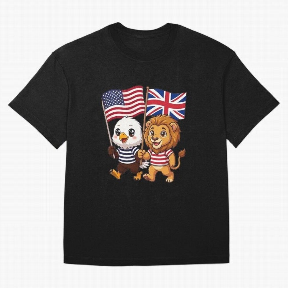 The American eagle and its brothers, the British lion Classic T-Shirt Celebrate the Next Chapter of FIFA World Cup 2026 Group Stage Highlighting Neymar, Haaland and Cristiano Ronaldo, Brazil Energy, Supporter Pride, Iconic Celebrations, Legendary