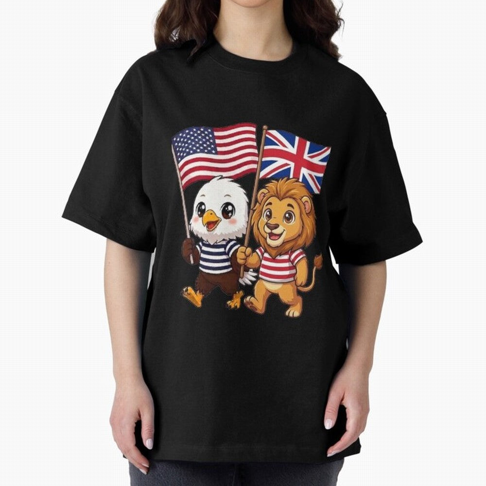 The American eagle and its brothers, the British lion Classic T-Shirt Celebrate the Next Chapter of FIFA World Cup 2026 Group Stage Highlighting Neymar, Haaland and Cristiano Ronaldo, Brazil Energy, Supporter Pride, Iconic Celebrations, Legendary