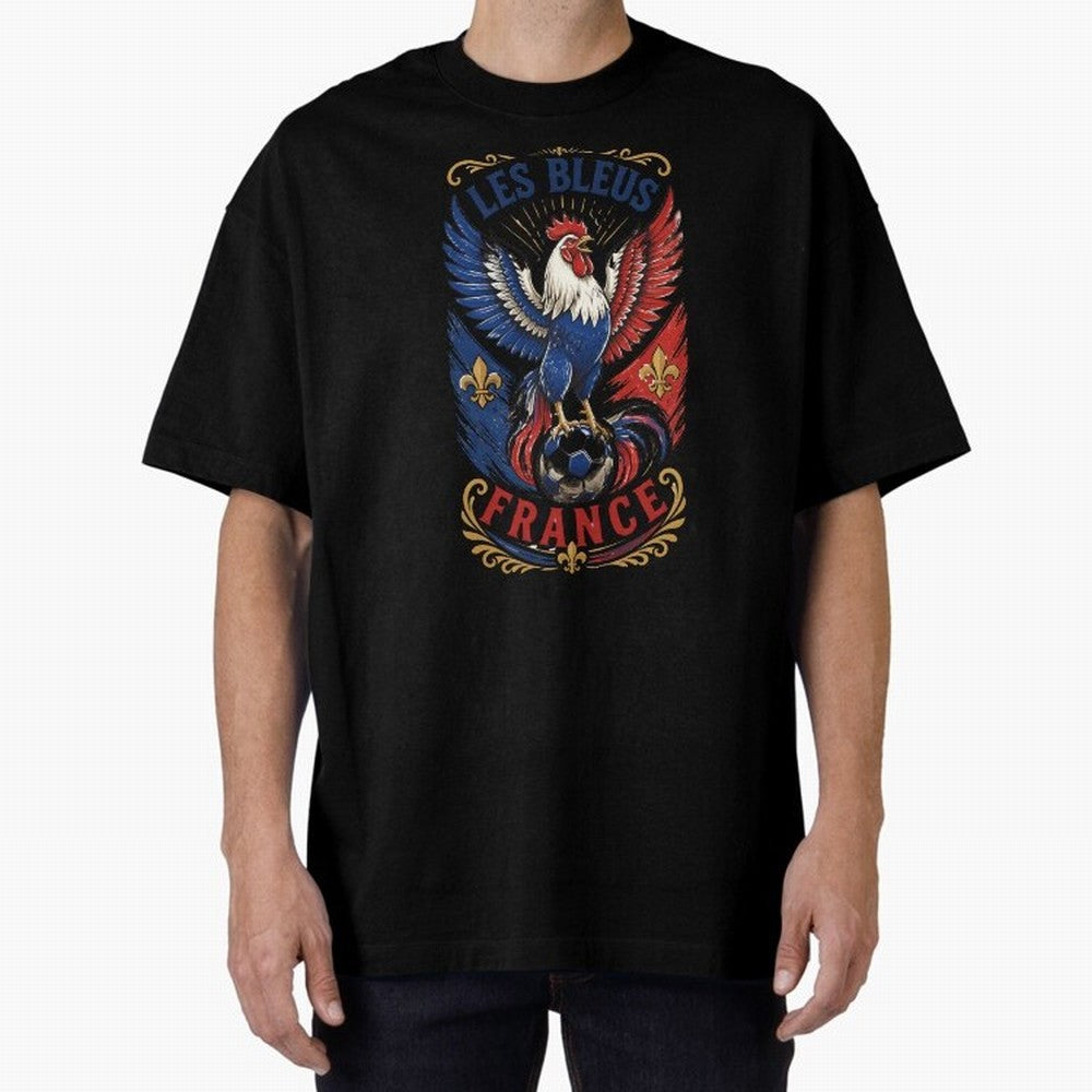 France Soccer Rooster - Les Bleus Vintage Patriotic Football Fan T-Shirt Classic T-Shirt Support Iconic Players in the FIFA World Cup 2026 Group Stage Journey through Neymar, Haaland and Cristiano Ronaldo Highlights, Netherlands Pride, Global