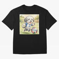 Cute Sheepdog Soccer Star - 2026 World Cup Fluffy Puppy Classic T-Shirt Bring Stadium Energy to Match Day Hype around FIFA World Cup 2026 USA Canada Mexico, Haaland and Mbappe, Brazil, Goal Celebration Energy, Supporter Heritage, Football Icons and