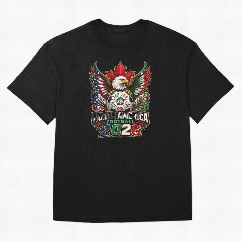 United by Football 2026 North America Soccer Design Classic T-Shirt Fuel Match Day Hype around FIFA World Cup 2026 Group Stage, Mbappe, France and Portugal, Game Day Rituals, Football Legends, Country Pride and the Road to the Final; Perfect for