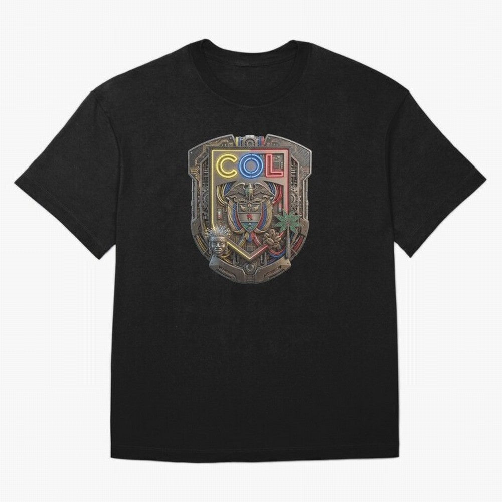 Feel the passion of Colombia with this dynamic Shield and soccer player design Classic T-Shirt Carry National Pride through the FIFA World Cup 2026 USA Canada Mexico Journey through Mbappe Highlights, Argentina Pride, Global Supporter Spirit,