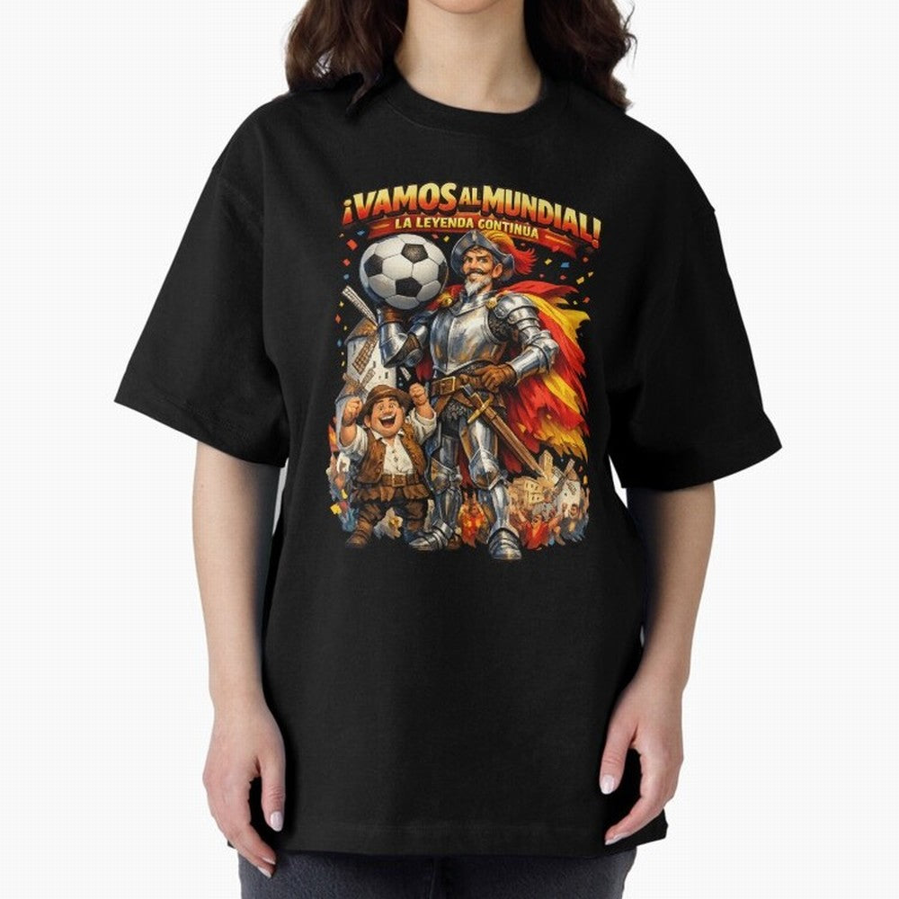 Spain World Cup 2026 Don Quixote Fan Shirt Classic T-Shirt Represent the FIFA World Cup 2026 Group Stage Journey through Haaland and Mbappe Highlights, Germany Pride, Stadium Memories, Football Loyalty, International Chants and Championship