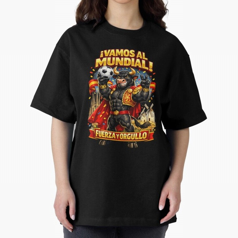 Spain World Cup 2026 Bull Fan Shirt Classic T-Shirt Support the Legends of Global Football Passion for FIFA World Cup 2026 USA Canada Mexico, Built around CR7, Argentina and Brazil, Worldwide Fan Energy, Dramatic Goals, Stadium Lights and