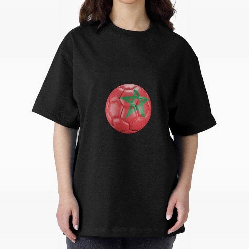 Morocco Ball Classic T-Shirt Experience the FIFA World Cup 2026 Journey through Messi and Cristiano Ronaldo Highlights, England and Germany Pride, Sports Nostalgia, International Competition, Famous Players and Unforgettable Victories; Great for