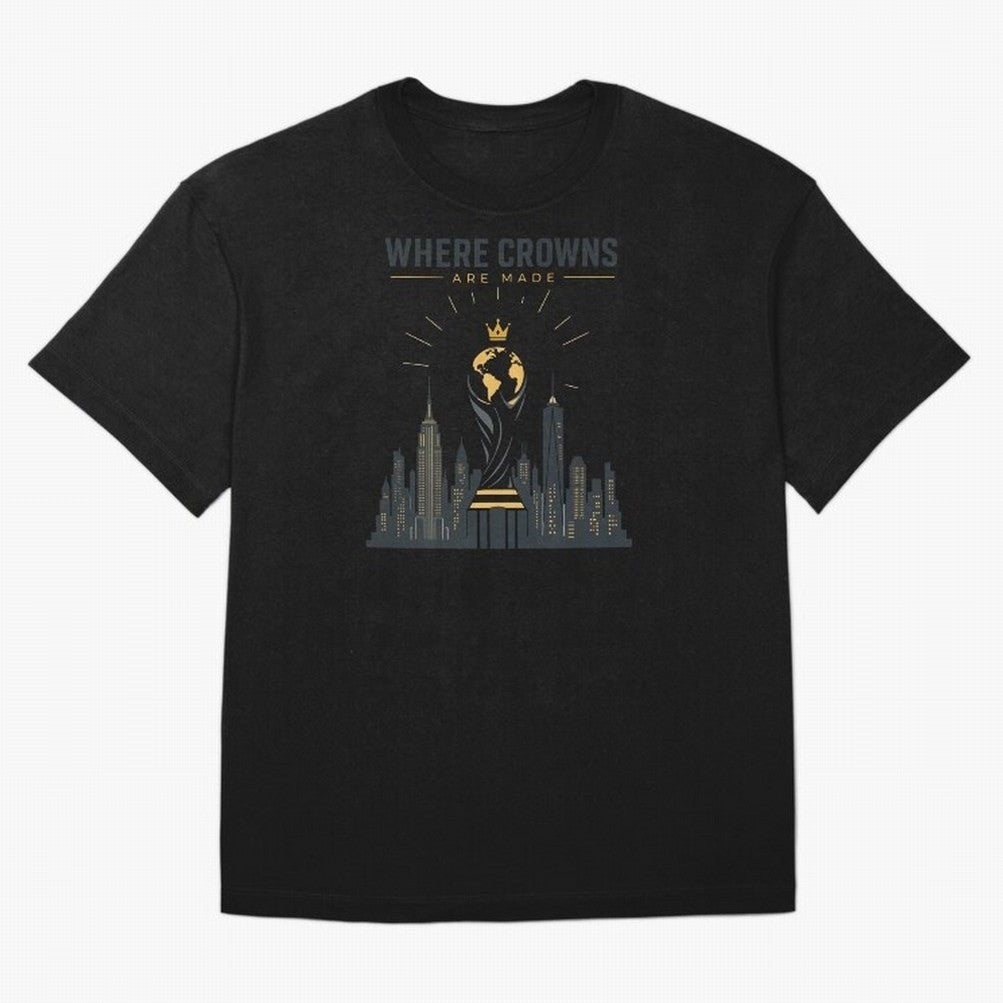 Where Crowns Are Made Classic T-Shirt Upgrade FIFA World Cup 2026 for Fans of Mbappe and England, Bringing Football Festival Excitement, Trophy Ambitions, Country Rivalries and Star Player Buzz; Ideal for Passionate Fans Who Love Underdog Stories,