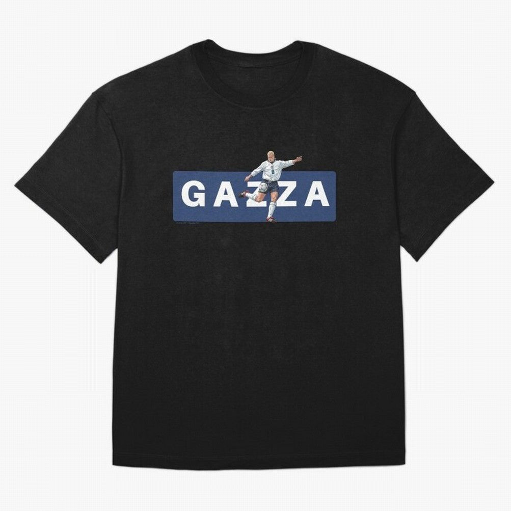 Gazza England Retro T-shirt Classic T-Shirt Capture Global Football Passion for FIFA World Cup 2026, Capturing Messi and Cristiano Ronaldo, Brazil, Championship Spirit, Famous Goals, Roaring Crowds and International Football Unity; Made for