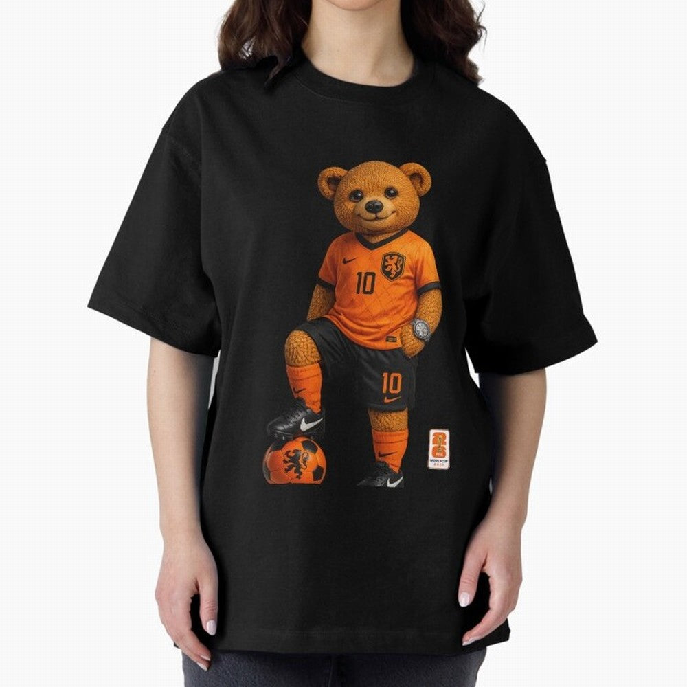 Netherlands Soccer Bear World Cup Teddy Bear Classic T-Shirt Back Your Heroes with Match Day Hype around FIFA World Cup 2026 USA Canada Mexico, CR7, Spain, Match Day Excitement, Supporter Culture, Golden Goals and Global Football Passion; Ideal for