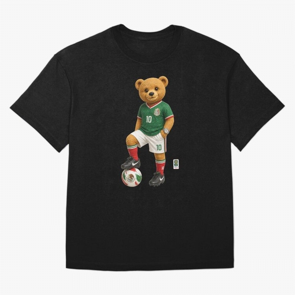 Mexico Soccer Bear World Cup Teddy Bear Classic T-Shirt Stand Out with Spirit from FIFA World Cup 2026 for Fans of Cristiano Ronaldo, Haaland and CR7 and Portugal, Bringing Championship Spirit, Famous Goals, Roaring Crowds and International