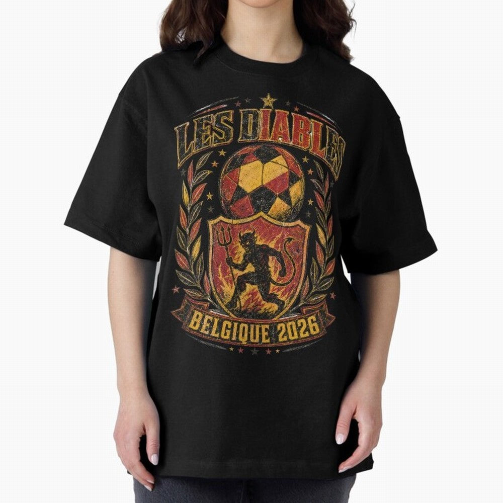 Les Diables Rouges Belgique 2026 World Cup Soccer T-Shirt Classic T-Shirt Honor Football Greatness during FIFA World Cup 2026 Spirit, Made for France, Mbappe, Goal Celebration Energy, Supporter Heritage, Football Icons and Worldwide Tournament Joy;