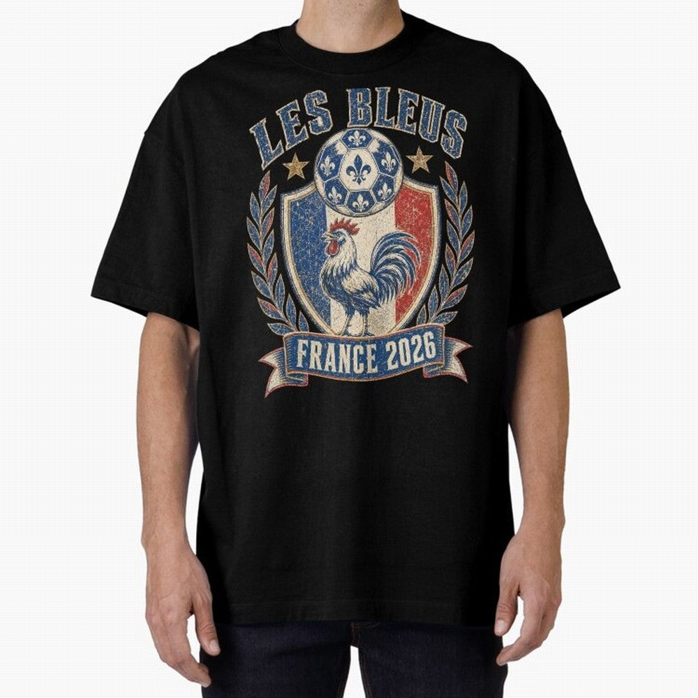 Les Bleus France 2026 World Cup Soccer T-Shirt Classic T-Shirt Bring Home FIFA World Cup 2026 Group Stage Centered on Neymar, Argentina Energy, Supporter Pride, Iconic Celebrations, Legendary Names and Global Match Day Energy; Made for Die Hard