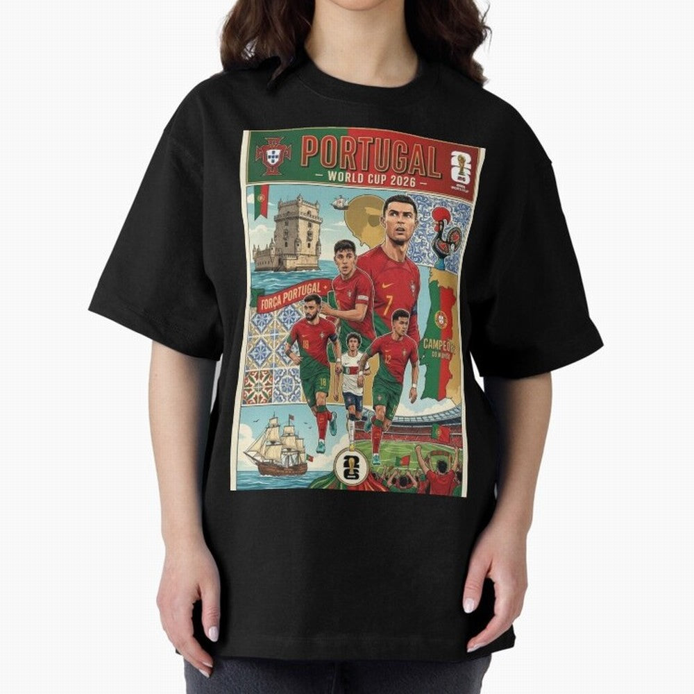 Portugal 2026 ¨C In Search of Glory Classic T-Shirt Treasure FIFA World Cup 2026 Group Stage Connected to Messi, CR7 and Mbappe, Germany Energy, Game Day Rituals, Football Legends, Country Pride and the Road to the Final; Perfect for People Who