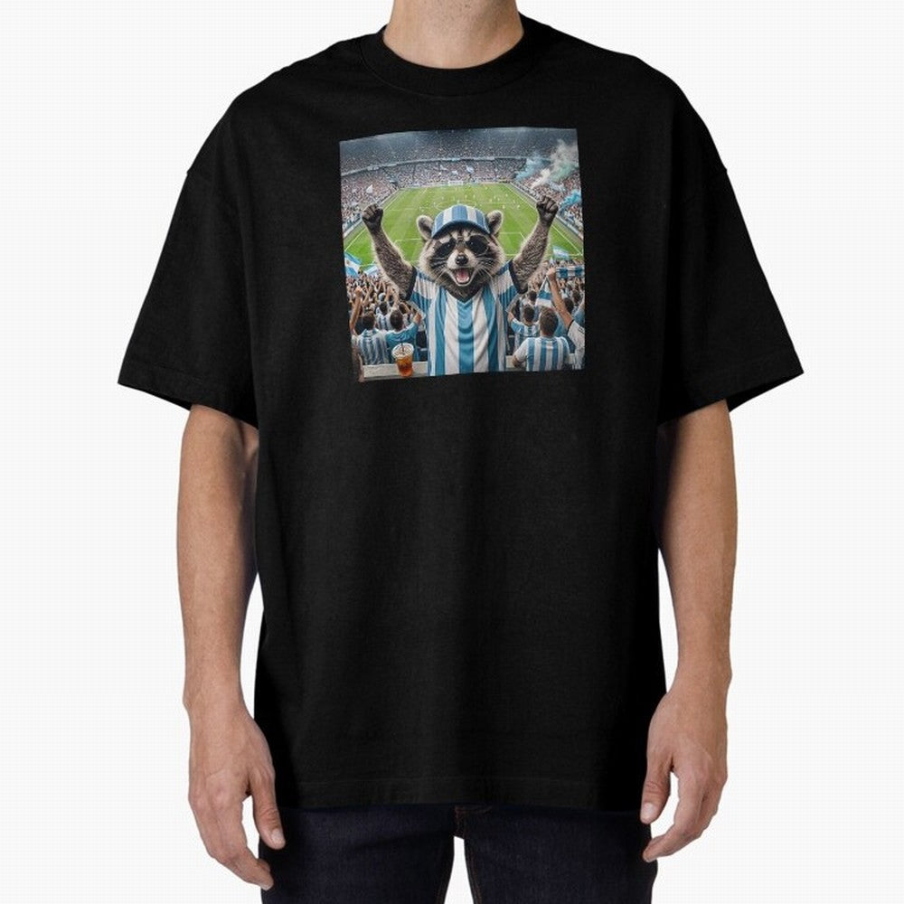 Funny Raccoon Soccer Fan World Cup 2026 Argentina Classic T-Shirt Relive FIFA World Cup 2026 Group Stage Connected to Neymar, Haaland and Cristiano Ronaldo, England Energy, Supporter Pride, Iconic Celebrations, Legendary Names and Global Match Day