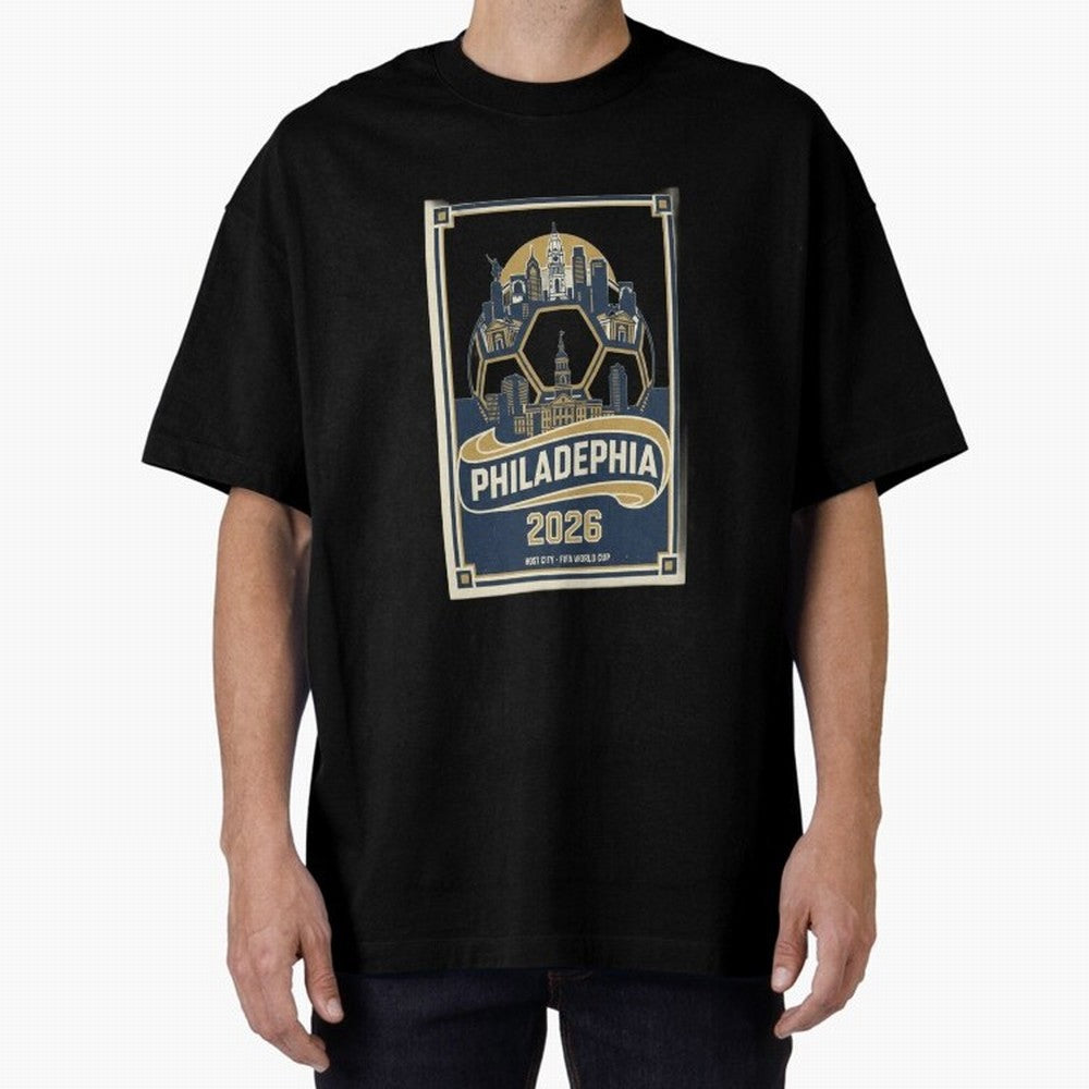 Philadelphia 2026 ¨C Vintage Soccer Host City Tee Classic T-Shirt Share FIFA World Cup 2026 Group Stage Spirit, Celebrating Netherlands, Cristiano Ronaldo, Football Passion, Legendary Performances, Festival Vibes and Supporter Community; Made for