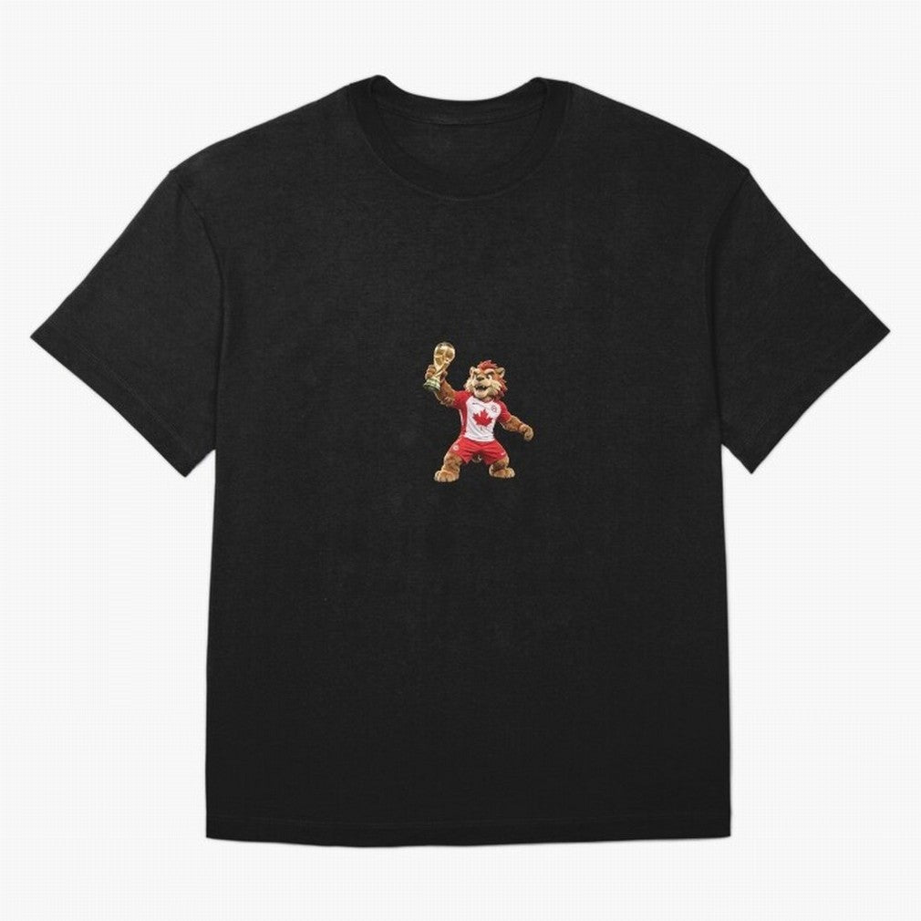 Canada Soccer Mascot Champion - Canadian Football Victory Trophy 2026 Classic T-Shirt Bring a Champion Mindset to FIFA World Cup 2026 Spirit, Inspired by Germany, Messi, Neymar and Mbappe, Football History, Final Match Energy, Crowd Noise and Once