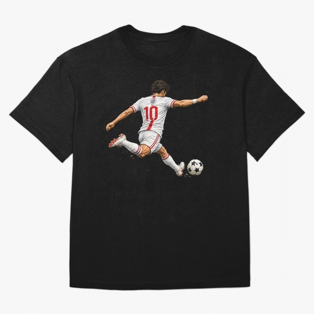 England Football Sticker Number 10 Three Lions Classic T-Shirt Represent Fans Who Live for FIFA World Cup 2026 USA Canada Mexico Inspired by Neymar, Haaland and Cristiano Ronaldo, Germany Energy, Soccer Culture, Superstar Moments, National Team