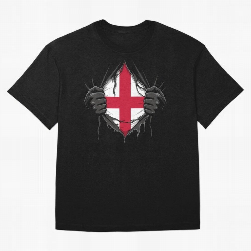 England Flag - National Team Fans Classic T-Shirt Celebrate Rivalries and Pride in FIFA World Cup 2026 Centered on Cristiano Ronaldo, Argentina Energy, Football Festival Excitement, Trophy Ambitions, Country Rivalries and Star Player Buzz; Created
