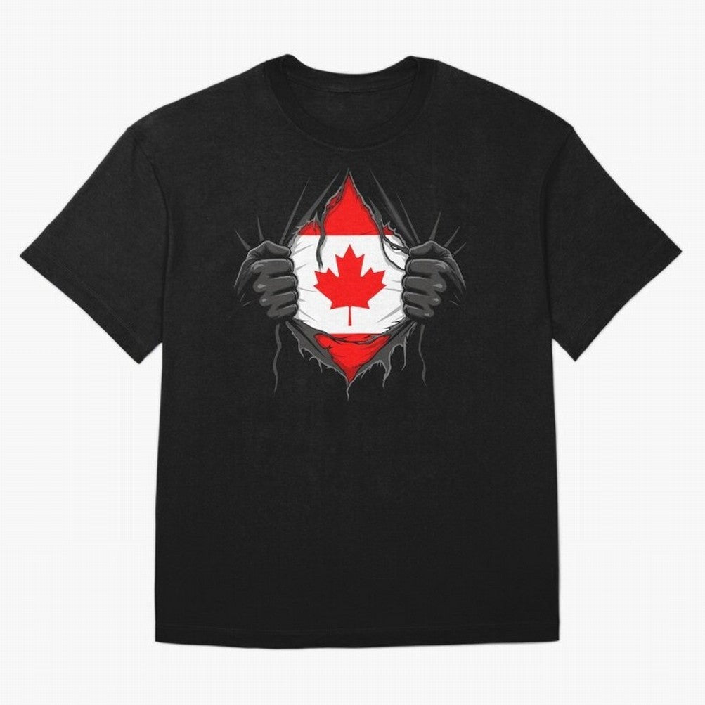Canada Flag - National Team Fans Classic T-Shirt Fuel the Hype around FIFA World Cup 2026 for Fans of CR7 and Messi and England and Germany, Bringing Match Day Excitement, Supporter Culture, Golden Goals and Global Football Passion; Ideal for