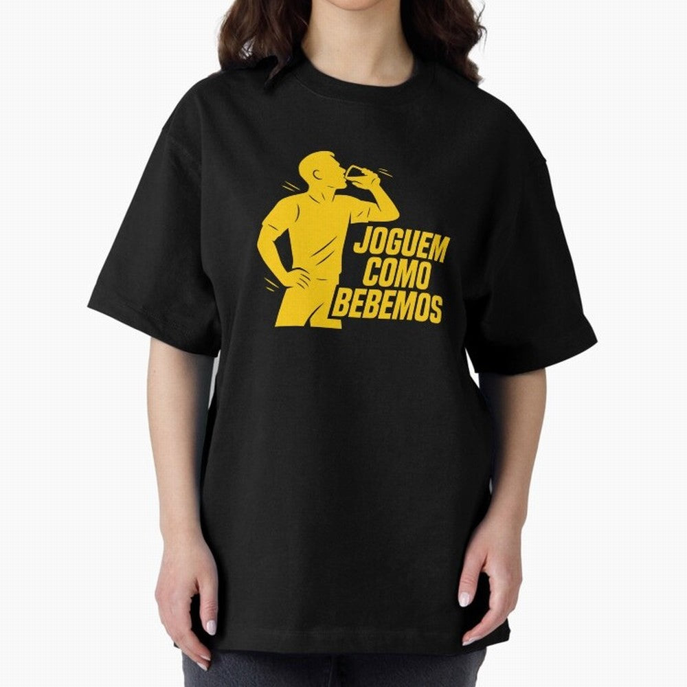Joguem Como Bebemos Classic T-Shirt Support FIFA World Cup 2026 USA Canada Mexico for Fans of Messi, Neymar and Mbappe and France and Portugal, Bringing Sports Nostalgia, International Competition, Famous Players and Unforgettable Victories;
